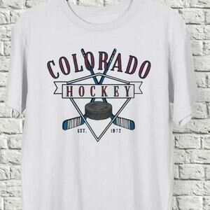 Colorado Avalanche Est 1972 Retro Hockey Team Graphic Unisex Fan T-Shirt